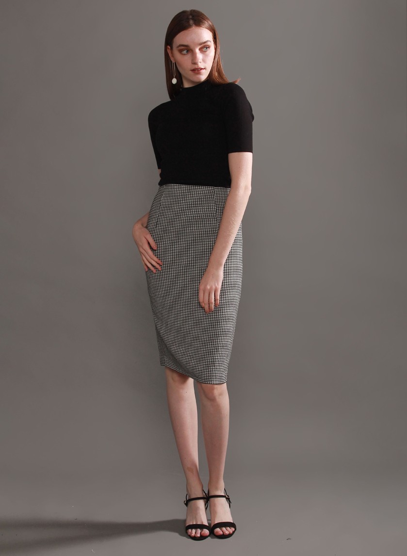 SMART - Checked Skirt