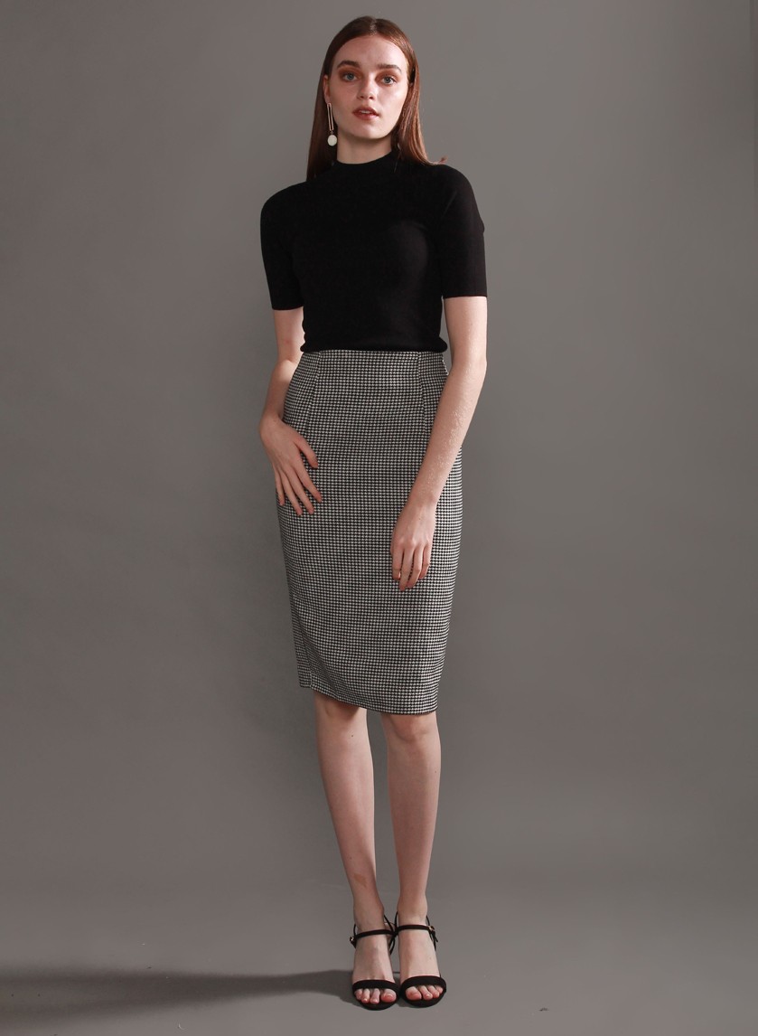 SMART - Checked Skirt