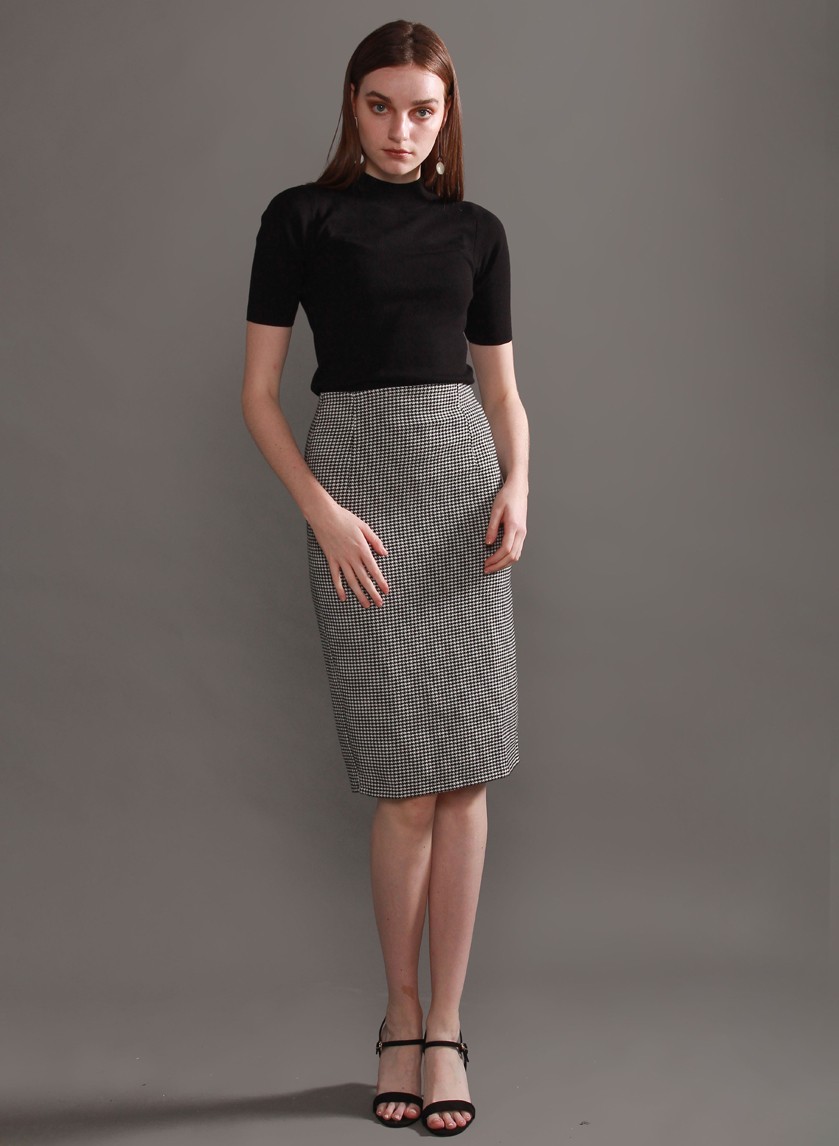 SMART - Checked Skirt