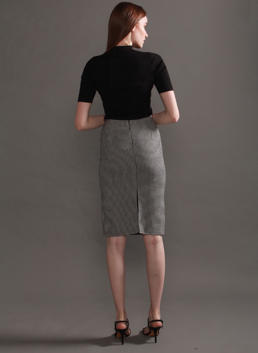 SMART - Checked Skirt